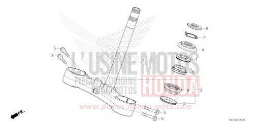 STEERING STEM ADV750S de 2025